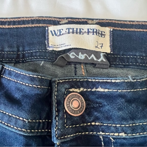 We the Free People CRVY Counter Culture Wide-Leg High Rise Jean Pant 26 27 - Picture 7 of 15